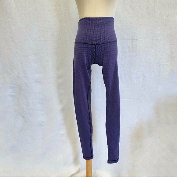 Lululemon Wunder Under Hi-Rise Tight Luon Variegated Knit Black/blue/pink Size 8 - Picture 12 of 16